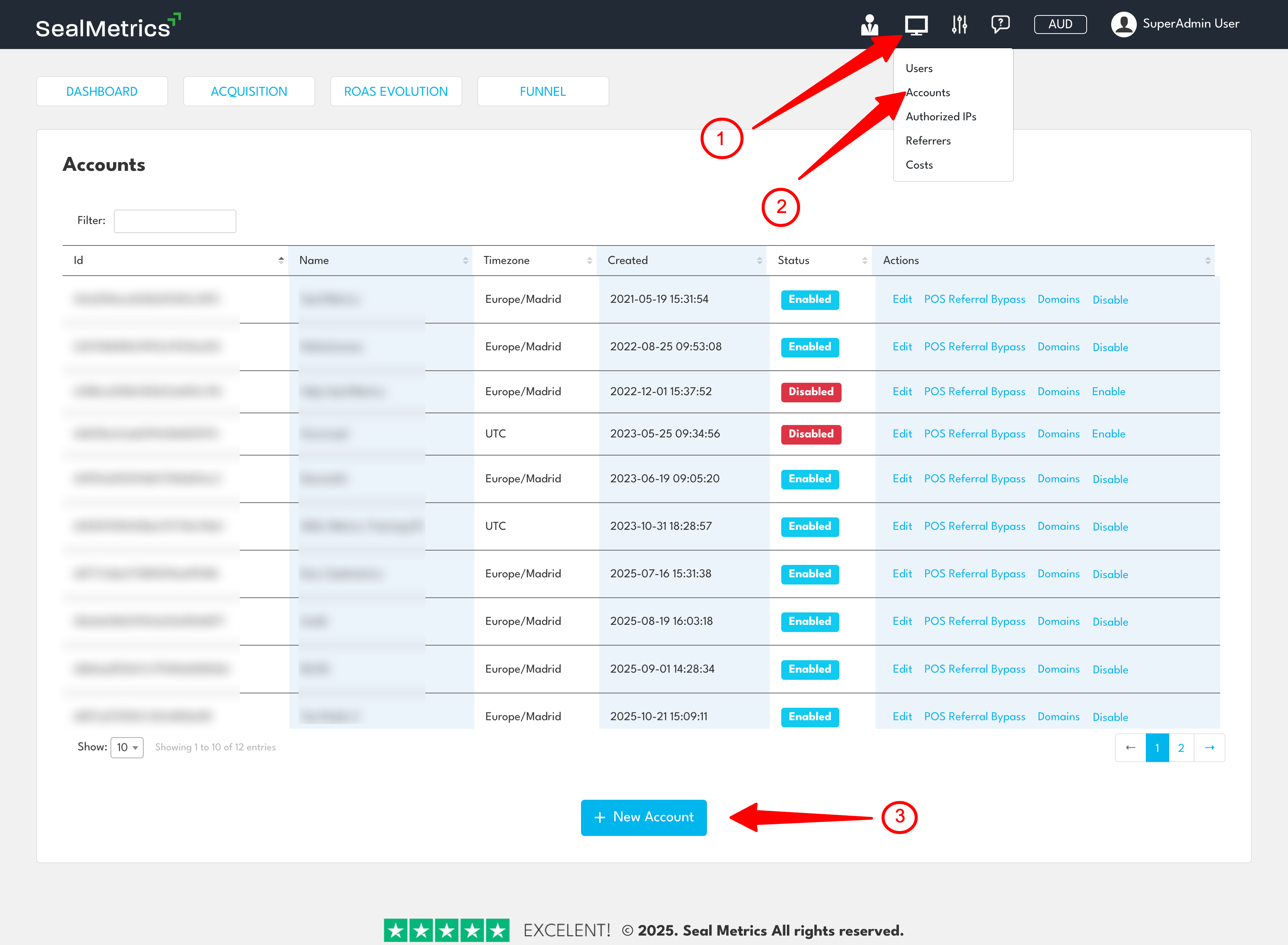 Finding your Account ID